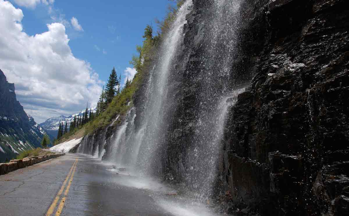 going to the sun road glacier national park