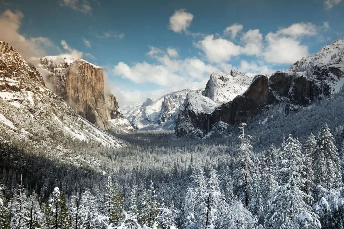 Yosemite in winter