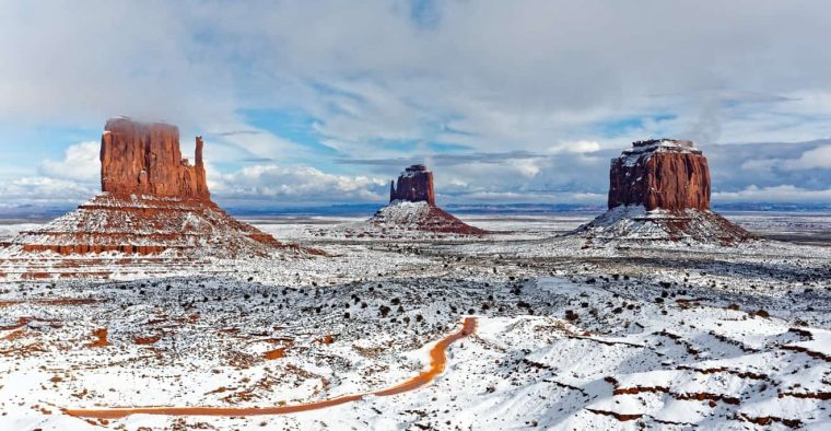 best national parks tu visit in winter