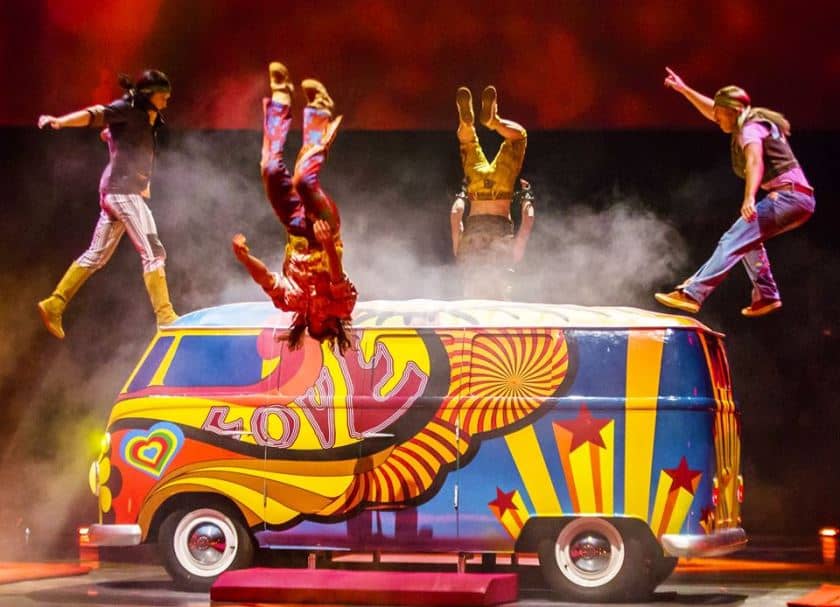 beatles love Cirque du Soleil Las Vegas