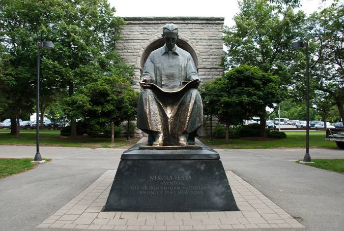 Tesla Monument Goat Island