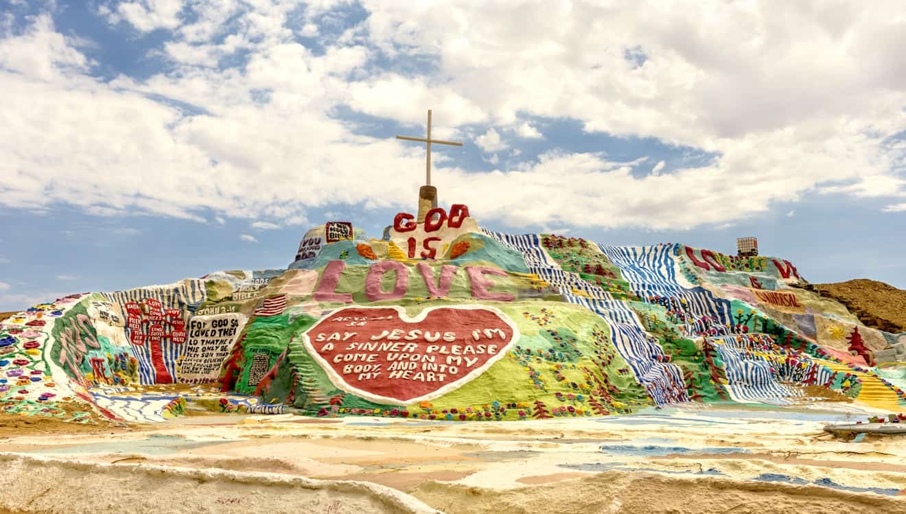 Salvation Mountain california