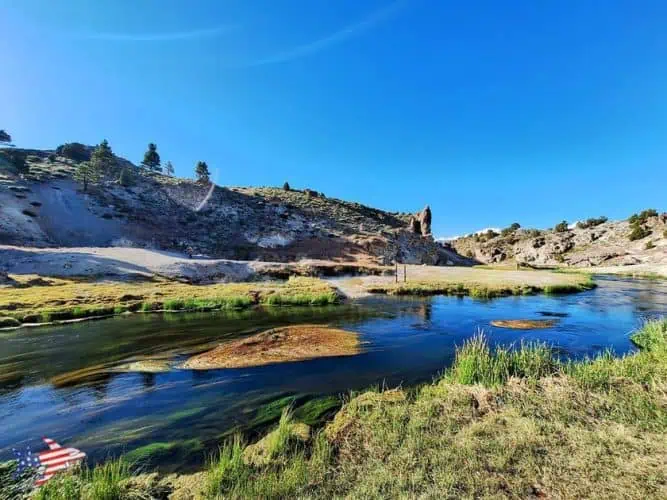 Hot Creek Geological Site California