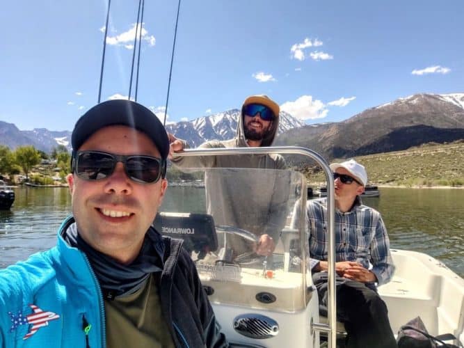 Crowley Lake boat tour