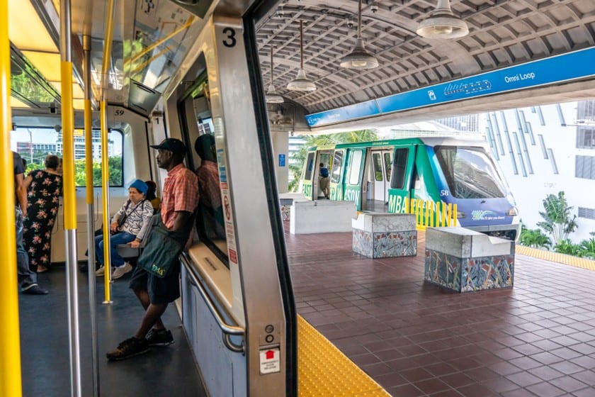 Metromover Miami stations