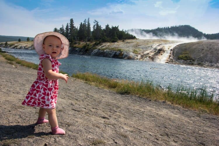 visiting yellowstone with toddlers