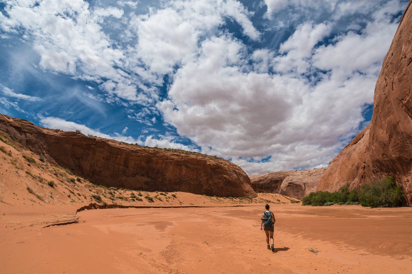 Escalante Hole in the rock road