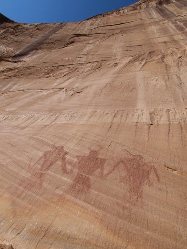 Calf creek petroglyph