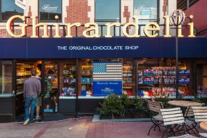 Ghirardelli square chocolate shop