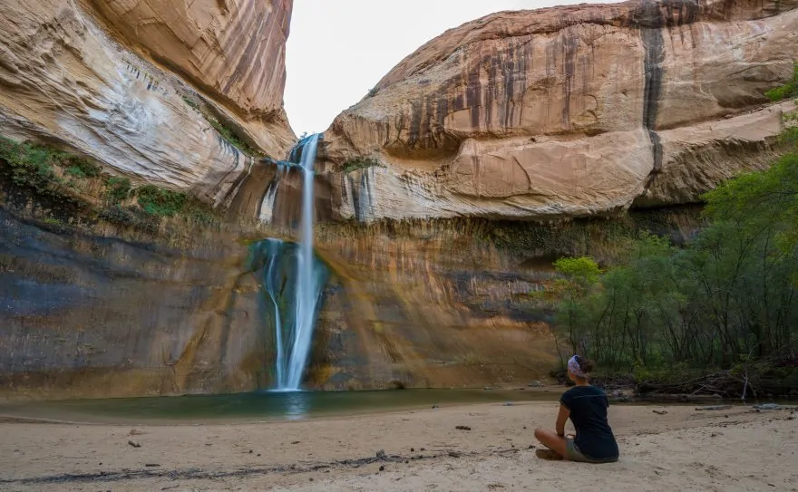 Lower Calf Creek Falls trail