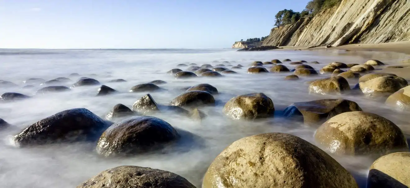 Bowling Ball Beach in California